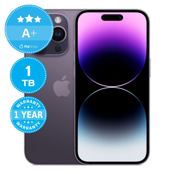 Apple iPhone 14 Pro Deep Purple 1TB A+ Ricondizionato