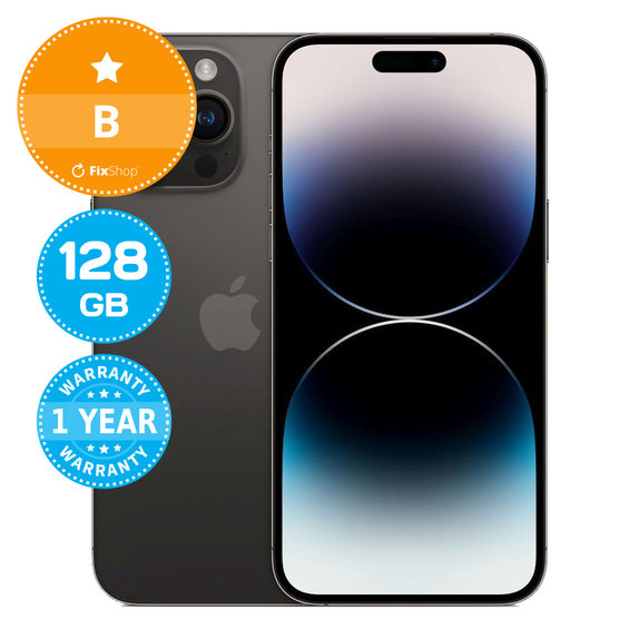 Apple iPhone 14 Pro Max Space Black 128GB B Ricondizionato
