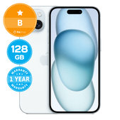 Apple iPhone 15 Blue 128GB B Ricondizionato