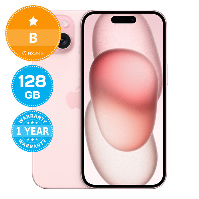 Apple iPhone 15 Pink 128GB B Ricondizionato