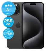 Apple iPhone 15 Pro Max Black Titanium 256GB A+ Ricondizionato