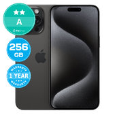 Apple iPhone 15 Pro Max Black Titanium 256GB A Ricondizionato
