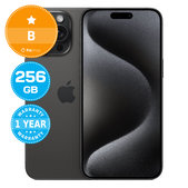 Apple iPhone 15 Pro Max Black Titanium 256GB B Ricondizionato