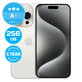 Apple iPhone 15 Pro White Titanium 256GB A+ Ricondizionato