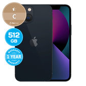 Apple iPhone 13 Mini Midnight 512GB C Ricondizionato