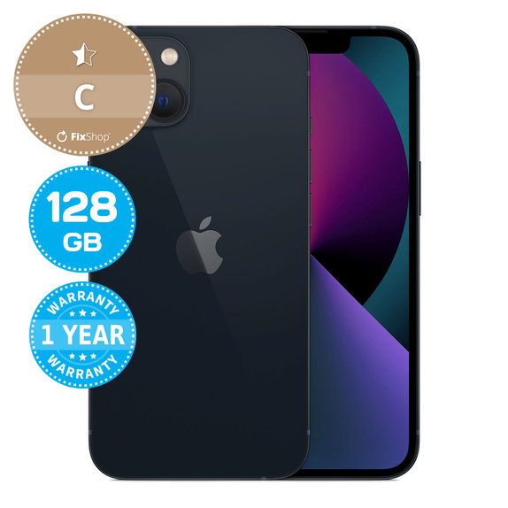 Apple iPhone 13 Midnight 128GB C Ricondizionato