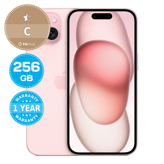 Apple iPhone 15 Pink 256GB C Ricondizionato