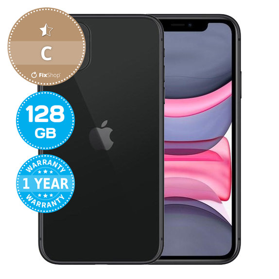 Apple iPhone 11 Black 128GB C Ricondizionato
