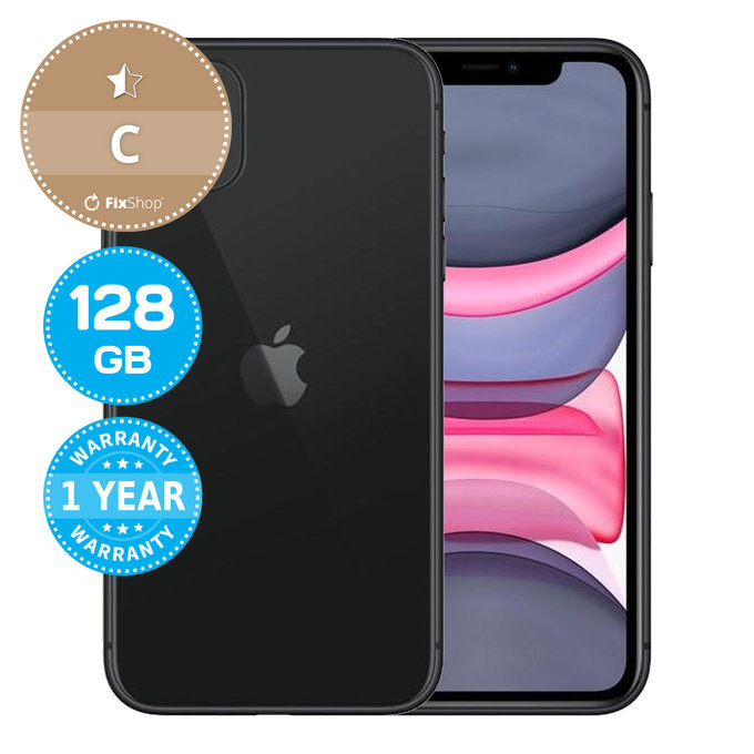 Apple iPhone 11 Black 128GB C Ricondizionato