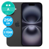 Apple iPhone 16 Black 256GB A Ricondizionato