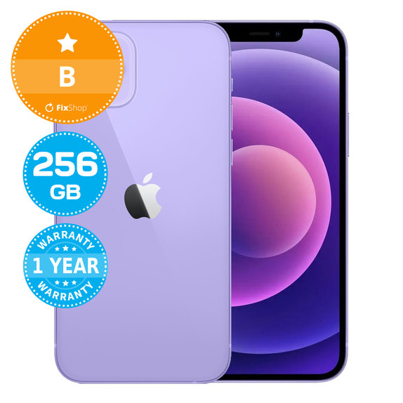 Apple iPhone 12 Purple 256GB B Ricondizionato