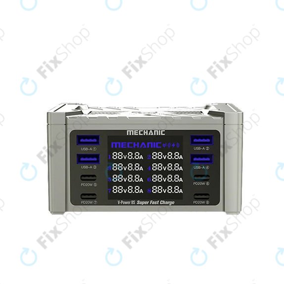 Stazione di ricarica service, Mechanic V-Power 8S