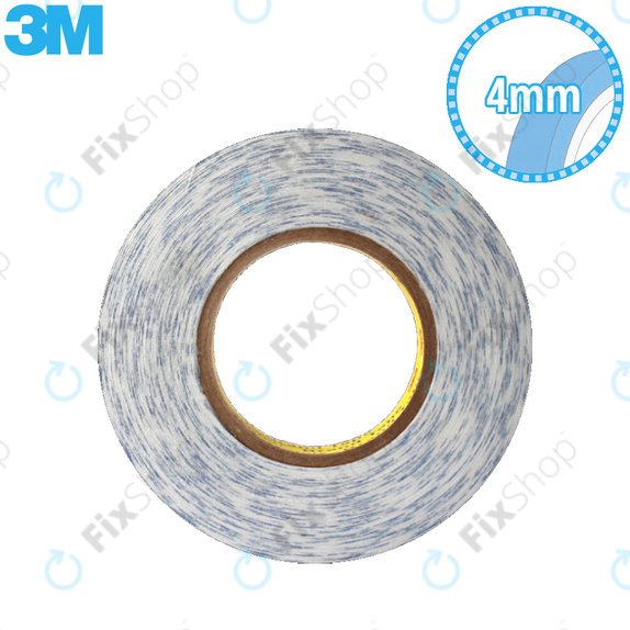 Nastro biadesivo 3M, 4mm x 50m, Trasparent