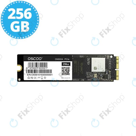 SSD 256GB PCIe ON900A per MacBook Air, Pro (Late 2013 - 2017), Oscoo