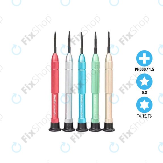 Set cacciaviti per notebook 5 pz, Baku BK-5530