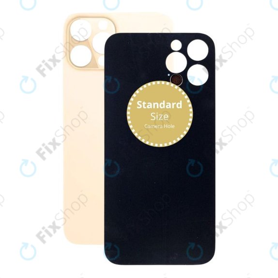 Vetro scocca posteriore per iPhone 12 Pro Max, Gold