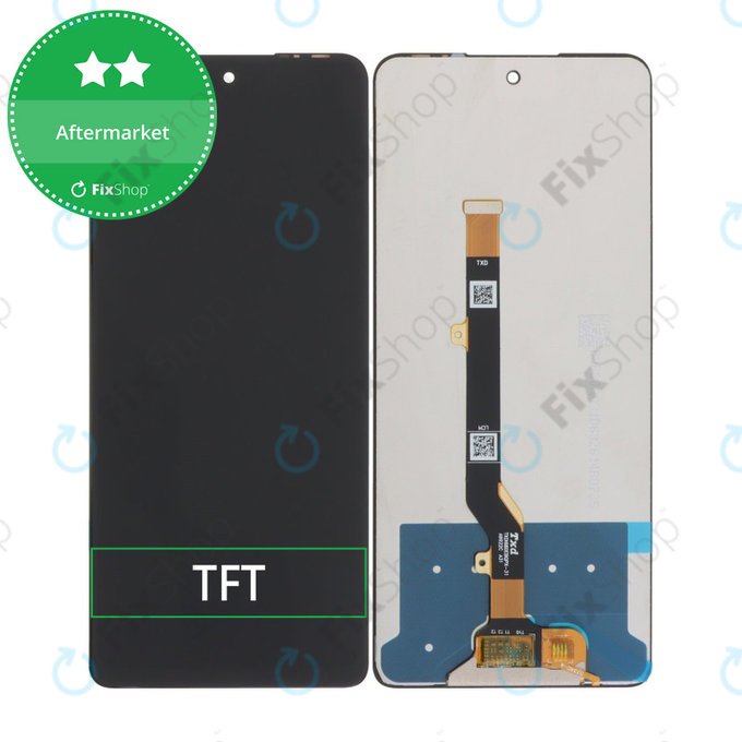 Schermo LCD per Infinix Hot 40, 40 Pro, Tecno Spark 20 Pro, Vetro touch senza cornice