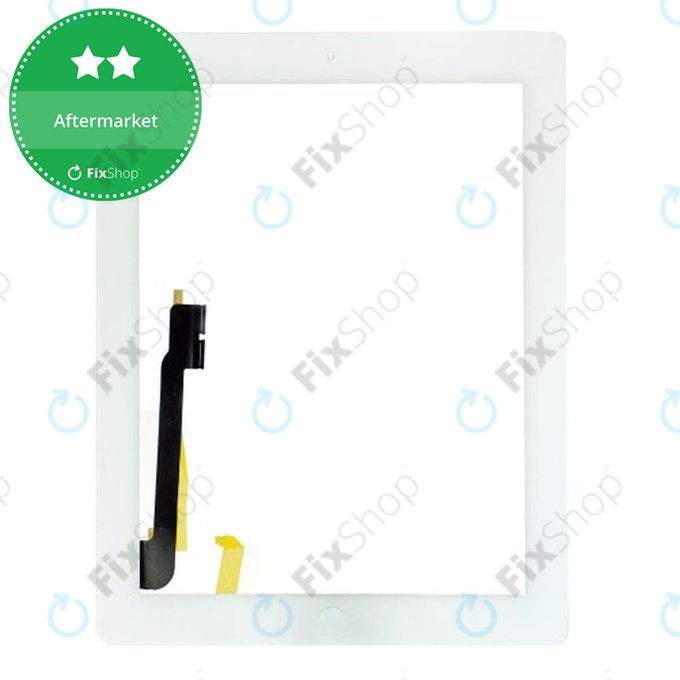 Vetro touch con pulsante Home per iPad 3, iPad 4, White