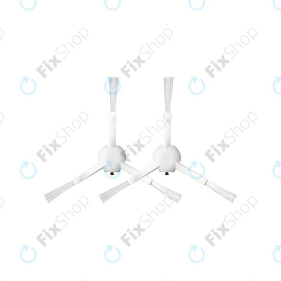 Spazzola laterale White 2 pz per Xiaomi Dreame L10 Pro, D9, D9 Max, D9 Pro, F9, Mi Robot Vacuum Mop Mijia 1C, 2 Mijia 2C, 2 Pro+ Mijia 1T, 2 Ultra, Trouver Roboter LDS
