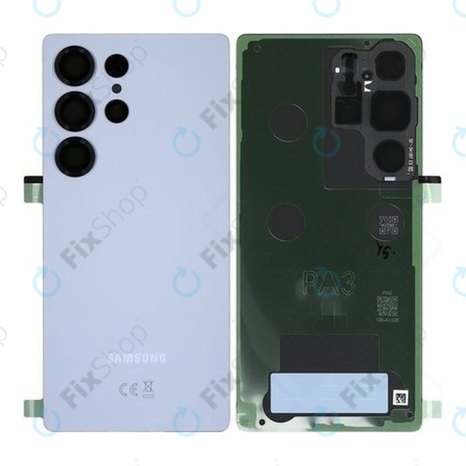 Cover batteria per Samsung S25 Ultra, Titanium Silver Blue, GH82-36353B, Genuine Service Pack