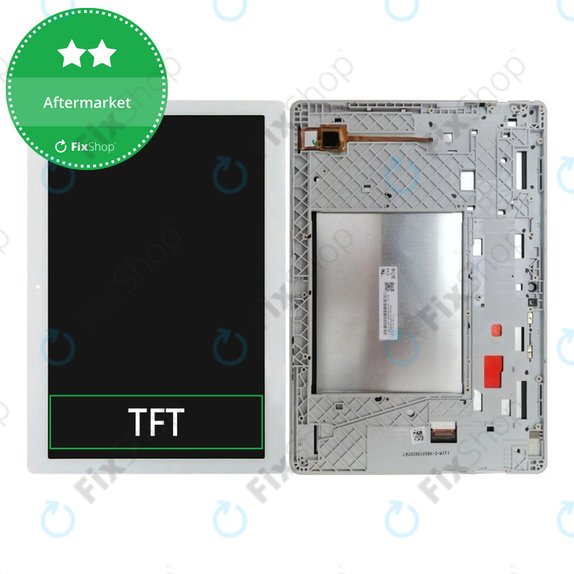 Schermo LCD per Lenovo Tab M10 TB-X505, White, Vetro touch con cornice
