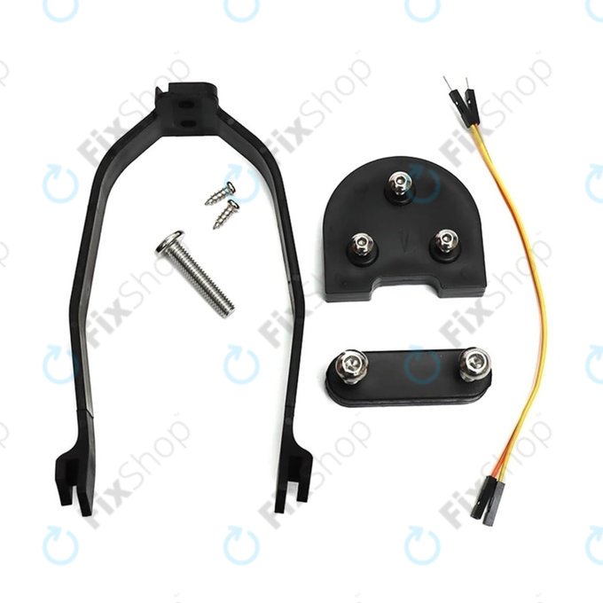 Set di installazione ruota da 10" con supporto parafango per Xiaomi Mi Electric Scooter 2 M365, Pro, Black