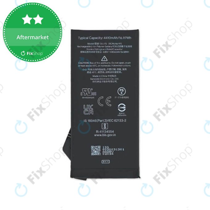 Batteria per Google Pixel 6a GX7AS GB62Z, GLU7G, 4410mAh