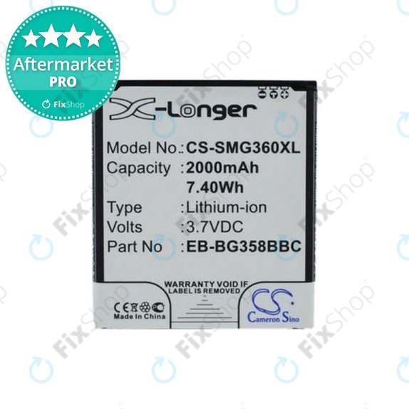 Batteria per Samsung Core Lite, EB-BG358BBC, EB-BG358BBE, 2000mAh, HQ