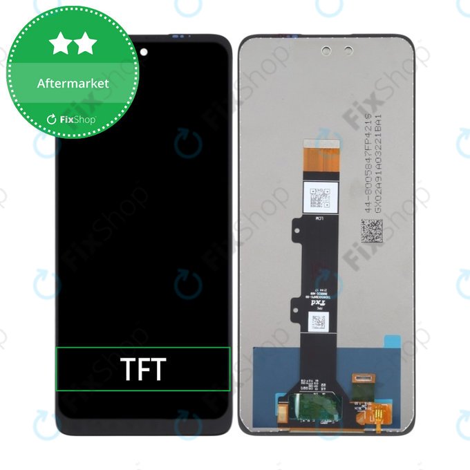 Schermo LCD per MotGoldla Moto E32s, Vetro touch senza cornice