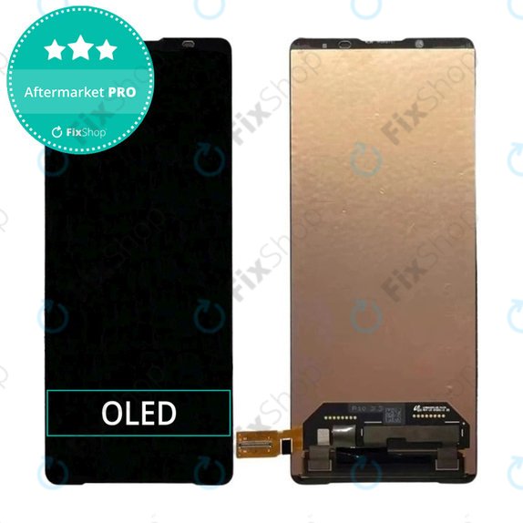 Schermo OLED per Sony Xperia 1 V, Vetro touch senza cornice