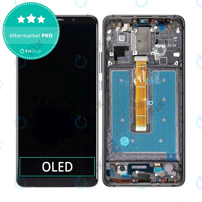 Schermo OLED per Huawei Mate 10 Pro, Titanium Gray, Vetro touch con cornice