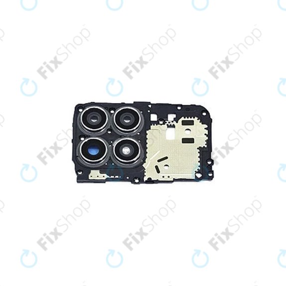 Cover scheda madre e lente fotocamera posteriore per Honor X8, Titanium Silver