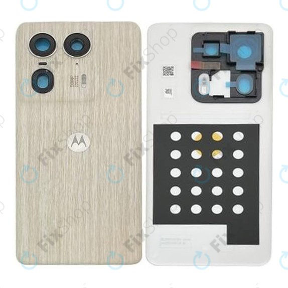 Cover batteria per MotGoldla Edge 50 Ultra, Nordic Wood, 5S58C24472, Genuine Service Pack