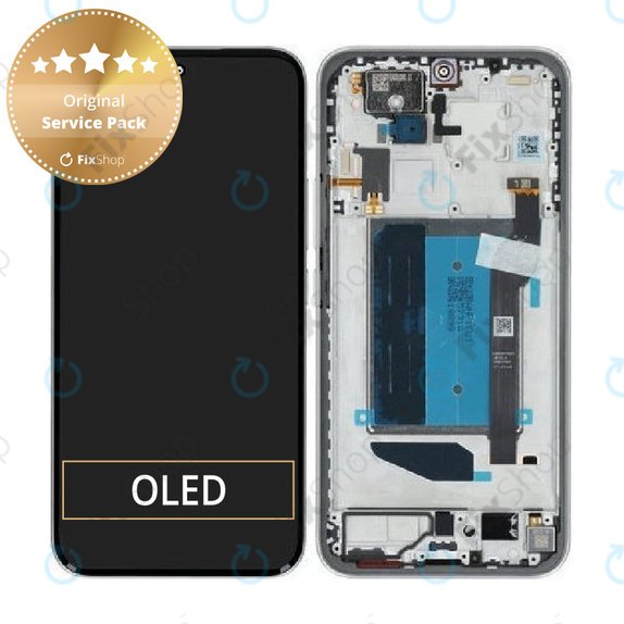 Schermo per Xiaomi Redmi Note 15 Pro+ 5G, Mocha Brown, Vetro touch con cornice, 5600250P16U00, Genuine Service Pack