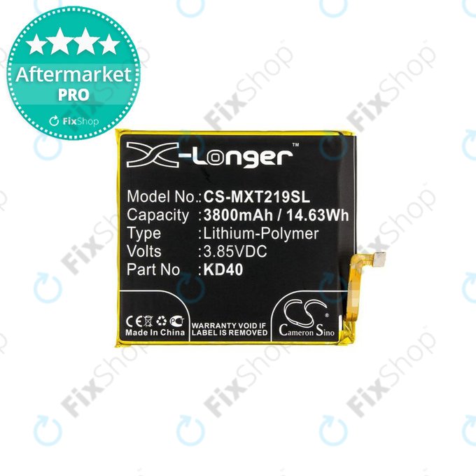 Batteria per Motorola Moto G8 Plus, KD40, 3800mAh, HQ