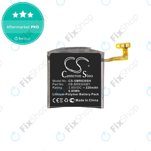 Batteria per Samsung Galaxy Watch Active 2 40mm, 220mAh, Li-Pol, 3.85 V, EB-BR830ABY, HQ