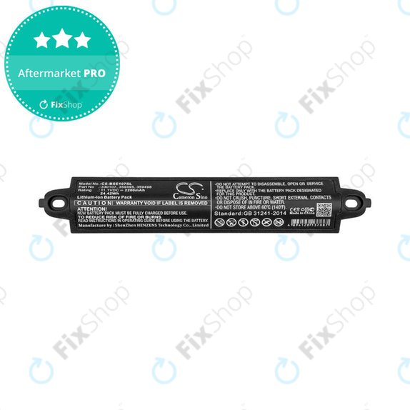 Batteria per Bose SoundLink 1, 2, 3, 330107, Li-Ion, 2200mAh, 11.1V, HQ