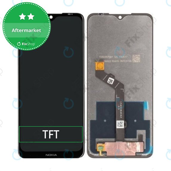 Schermo LCD per Nokia 6.2, Nokia 7.2, Vetro touch senza cornice