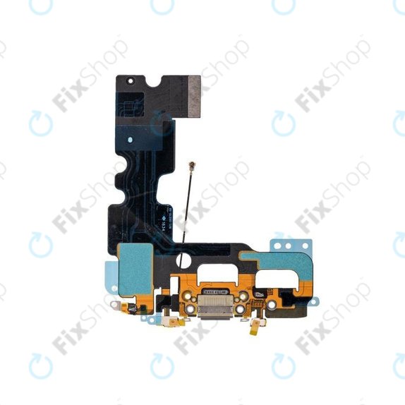 Connettore di ricarica con Cavo flex per iPhone 7, Black