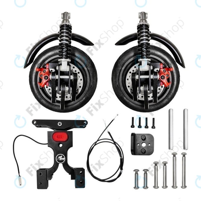 Kit sospensione con due ruote posteriori per Xiaomi Mi Electric Scooter 2 M365, Pro, Pro 2, Mi 3, Monorim X3