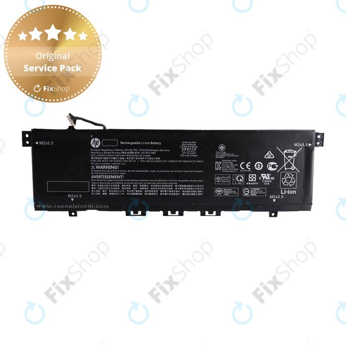 Batteria per HP Envy 13-aq0002nc, 77052484, 3300mAh, Genuine Service Pack
