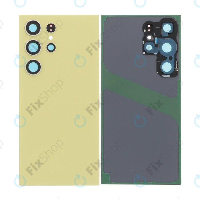 Gruppo cover batteria per Samsung S24 Ultra S928B, Titanium Yellow