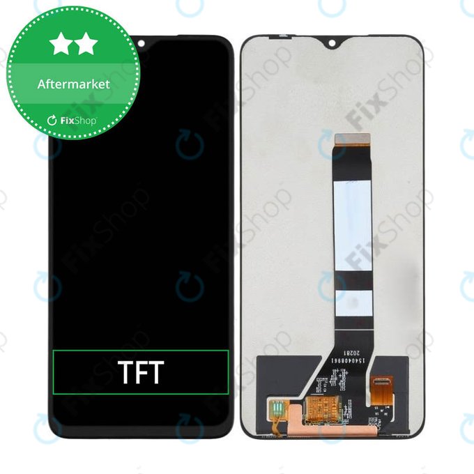 Schermo LCD per Xiaomi Redmi 9T, Vetro touch senza cornice