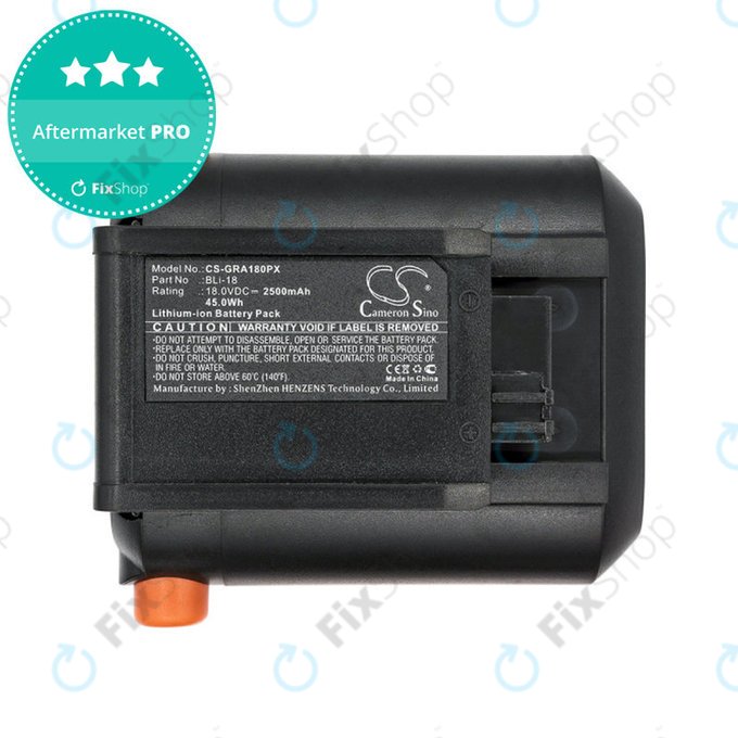 Batteria per Gardena Accu Hedge, Accujet, Comfortcut Li-18, Easycut, Trimmer Easycut Li-18, BLi-18, Li-Ion, 2500mAh, 18V, HQ