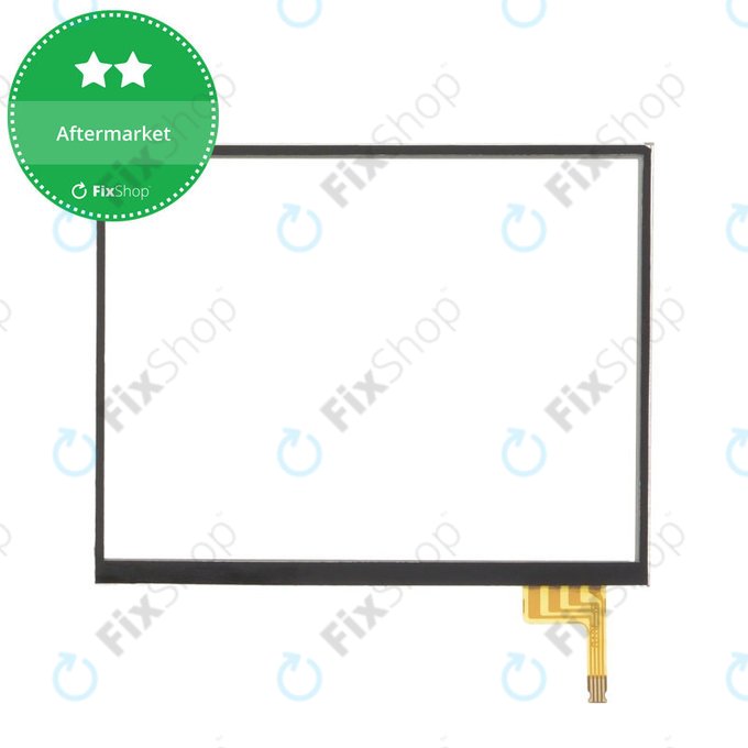 Vetro touch inferiore con adesivo per Nintendo DS Lite