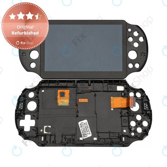 Schermo LCD per Sony Playstation Vita 1000, Black, Vetro touch con cornice, Refurbished