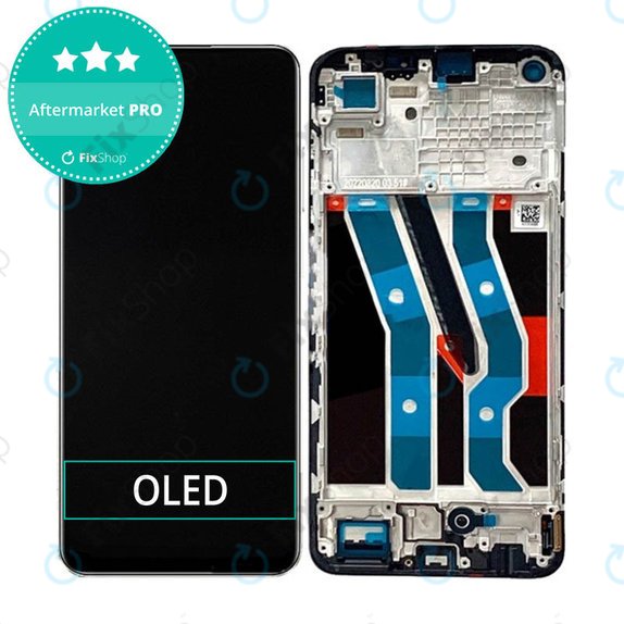Schermo OLED per Realme 10 4G, Blue, Vetro touch con cornice