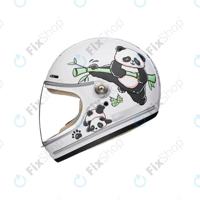 Casco da bambino per monopattino elettrico e bicicletta 46-52cm, Panda