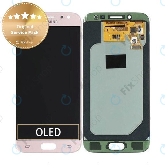 Schermo per Samsung J5 J530F (2017), Pink, Vetro touch senza cornice, GH97-20738D, GH97-20880D, Genuine Service Pack