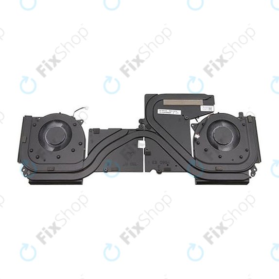 Dissipatore di calore con ventole di raffreddamento per Lenovo Legion 5 15ITH6H, 77032622, Genuine Service Pack